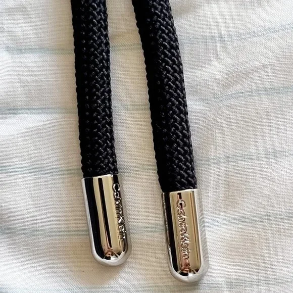 Calvin Klein Roped Recycled Crossbody Bag in Black & Silver BNWT - Picture 16 of 16